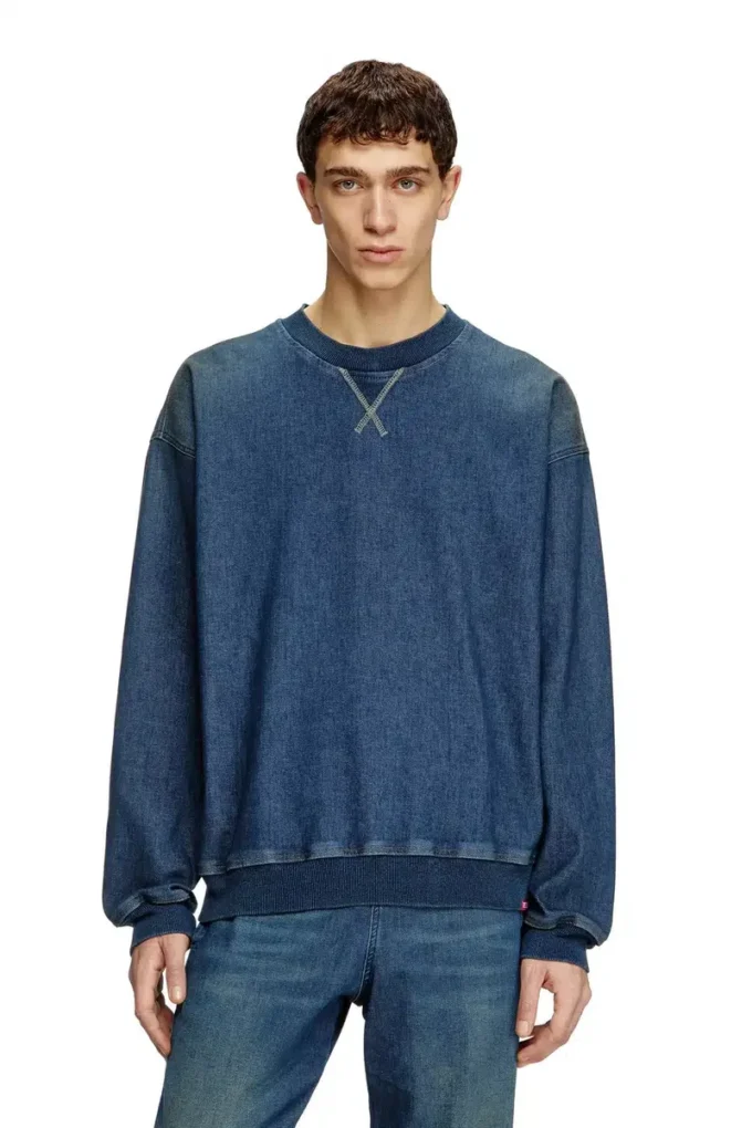 d-kriby-s track Track Denim sweatshirt
