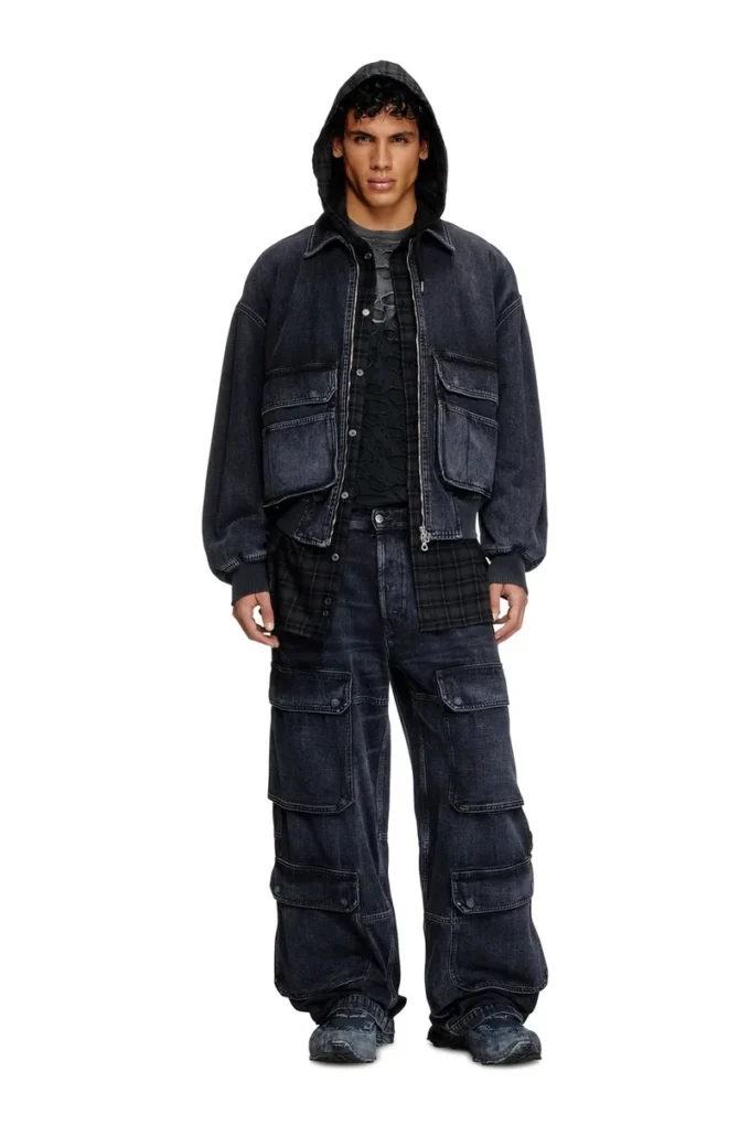 d-kurz Batavia dokuma denim ceket
