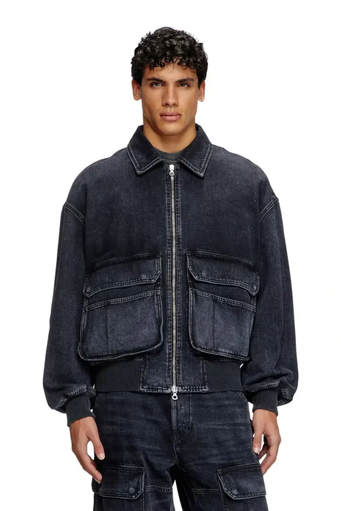 d-kurz Batavia dokuma denim ceket