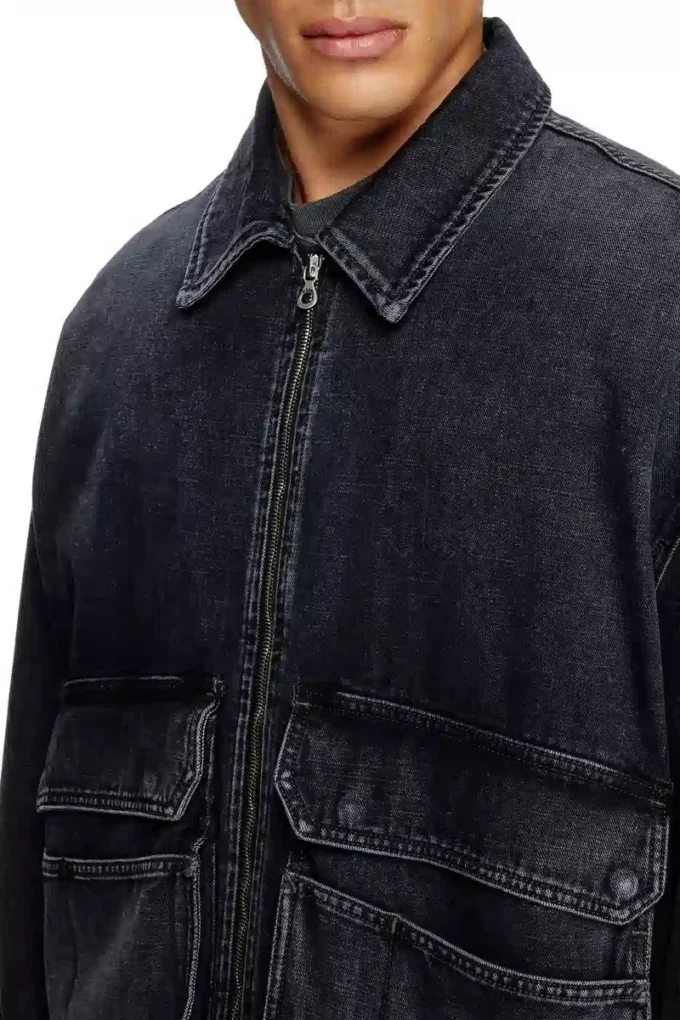 d-kurz Batavia dokuma denim ceket