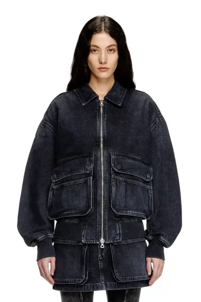 d-kurz Batavia dokuma denim ceket