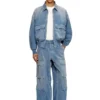 d-kurz Renkli balıksırtı denim ceket d-kurz Renkli balıksırtı denim ceket