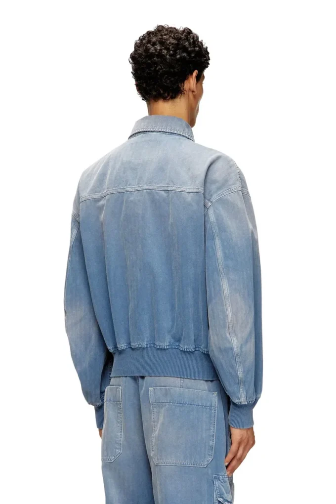 d-kurz Renkli balıksırtı denim ceket d-kurz Renkli balıksırtı denim ceket