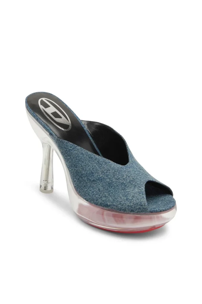 d-lake platform sdl D-Lake-Platform denim ve pleksiglas terlikler