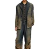d-reg-s Akıcı gölgeli denim blazer d-reg-s Akıcı gölgeli denim blazer