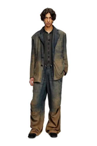 d-reg-s Akıcı gölgeli denim blazer