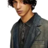 d-reg-s Akıcı gölgeli denim blazer d-reg-s Akıcı gölgeli denim blazer
