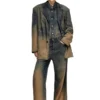 d-reg-s Akıcı gölgeli denim blazer d-reg-s Akıcı gölgeli denim blazer