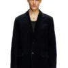 d-reger-d Hafif işlenmiş denim blazer