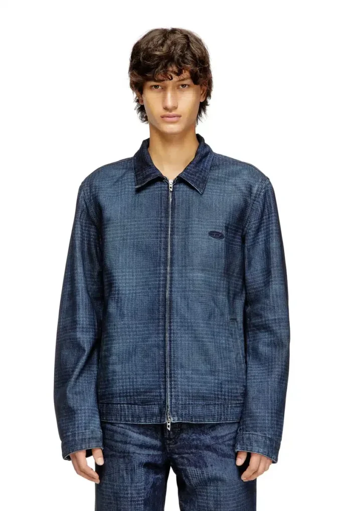 d-roheen-s Prince of Wales denim ceket