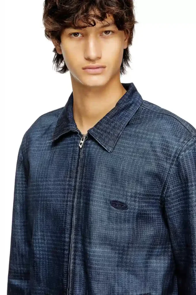 d-roheen-s Prince of Wales denim ceket