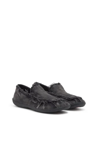 d-shock moc D-Shock-Yıpranmış denim loaferlar