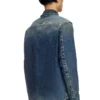 d-simply-re Rehab denim fermuarlı gömlek