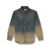 d-simply-s8 Akıcı gölgeli denim gömlek