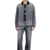 d-stack-u-l Kontrast yakalı, işlevsel tarzda denim ceket