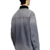 d-stack-u-l Kontrast yakalı, işlevsel tarzda denim ceket