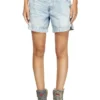 d-tenni-s Mermer desenli denim şort d-tenni-s Mermer desenli denim şort