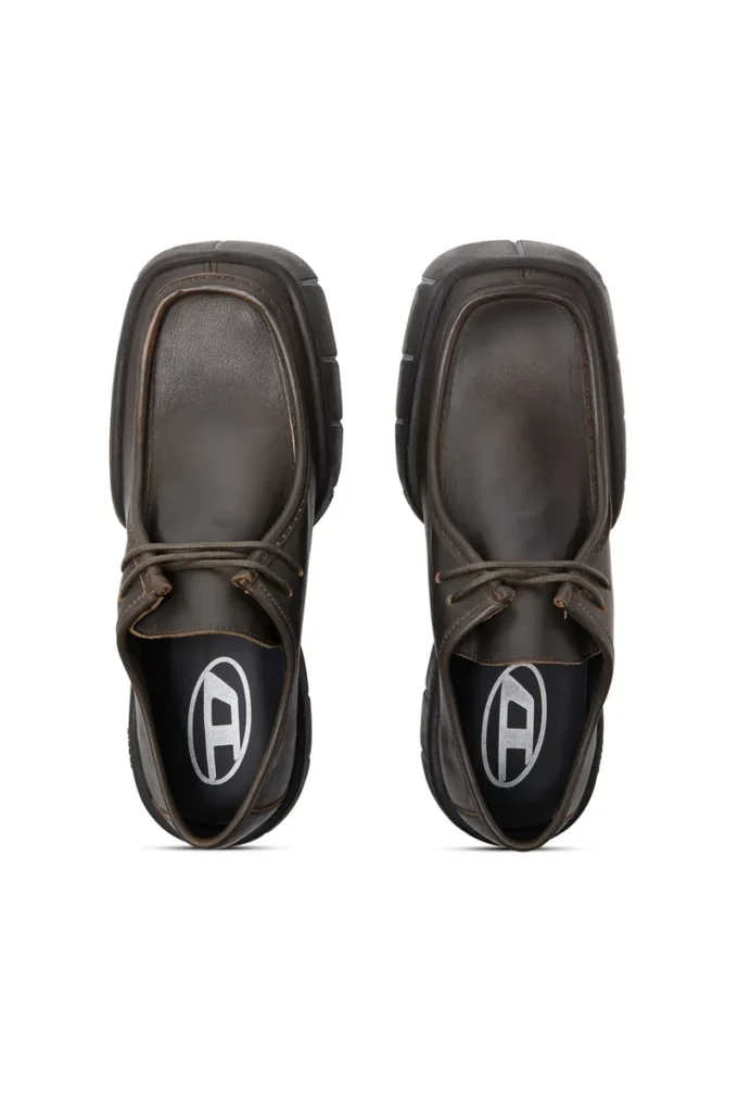 d-tex wb D-Tex-Moccasin tarzı fırçalanmış deri ayakkabılar