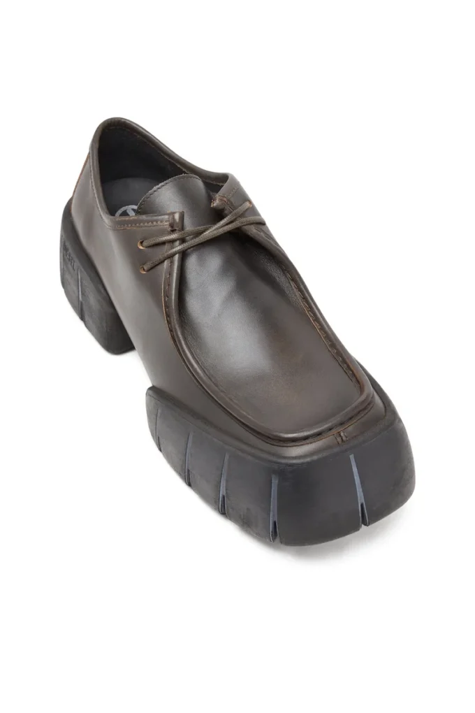 d-tex wb D-Tex-Moccasin tarzı fırçalanmış deri ayakkabılar