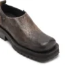 d-texan clog D-Texan-Fermuarlı ayakkabılar, eskitilmiş çatlak süet