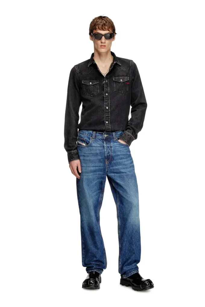 d-vega Tencel denim overshirt