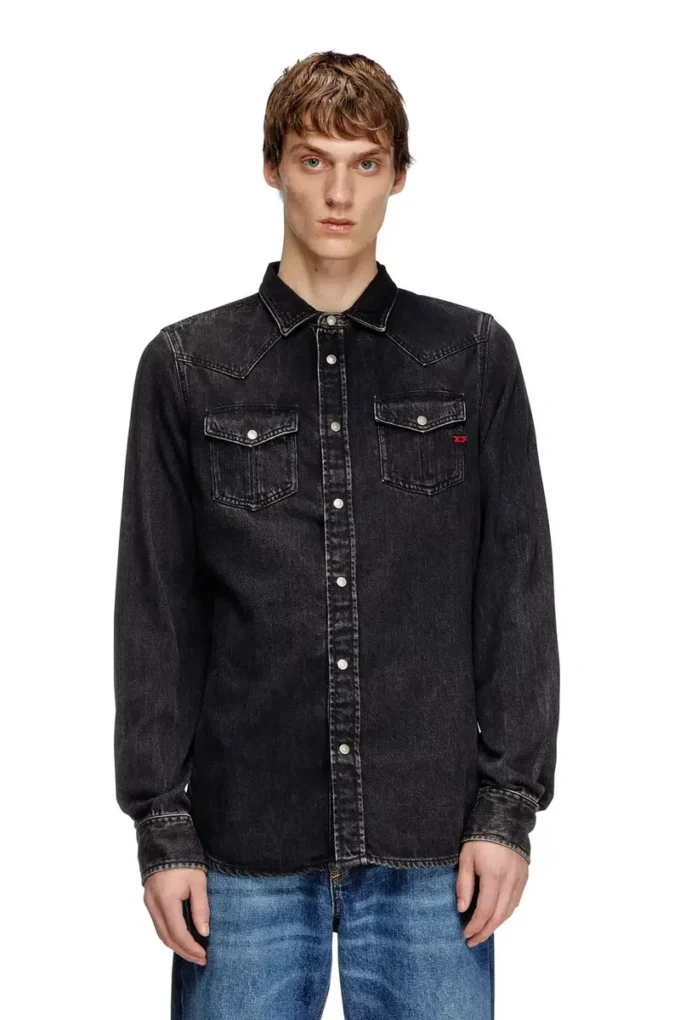 d-vega Tencel denim overshirt