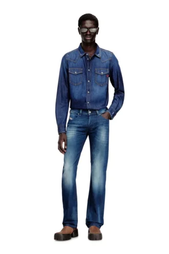 d-vega Yama cepli denim gömlek