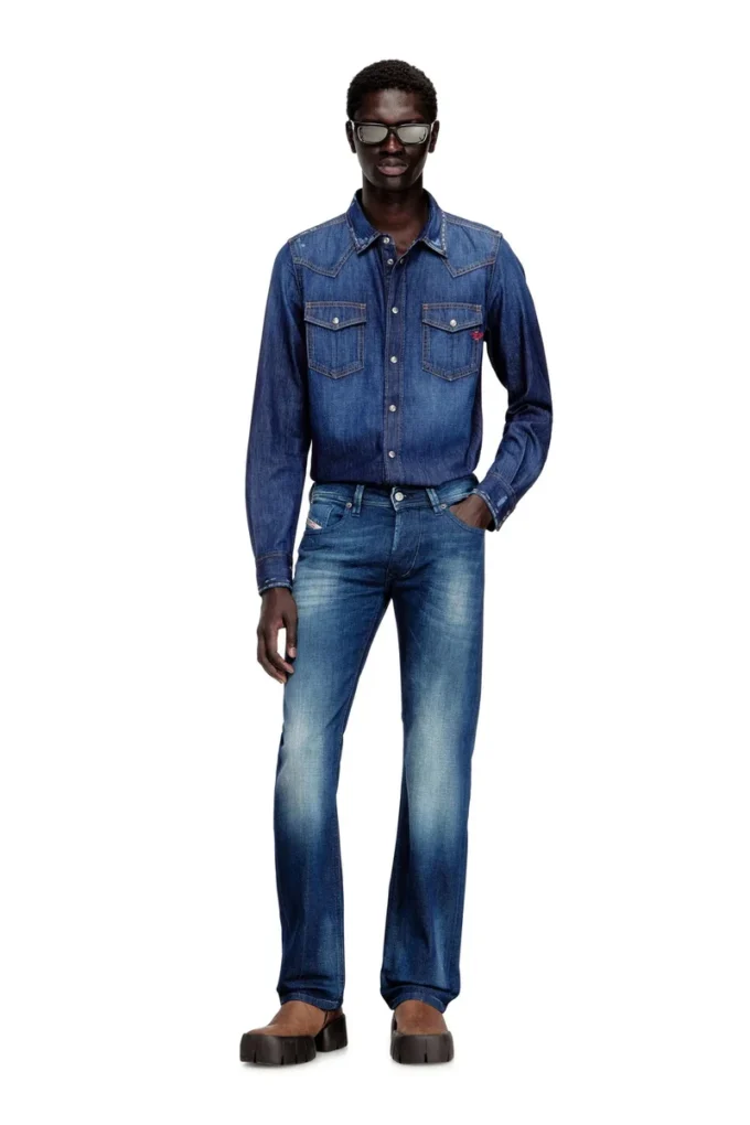 d-vega Yama cepli denim gömlek