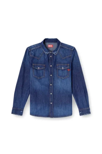 d-vega Yama cepli denim gömlek