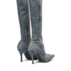 d-venus kb d D-Venus – Logo plakalı denim botlar