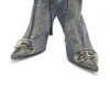d-venus kb d D-Venus – Logo plakalı denim botlar