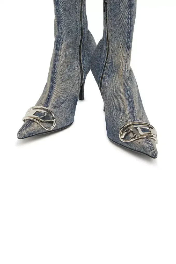 d-venus kb d D-Venus – Logo plakalı denim botlar