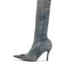 d-venus kb d D-Venus – Logo plakalı denim botlar