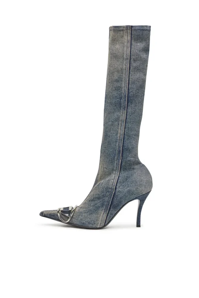 d-venus kb d D-Venus – Logo plakalı denim botlar