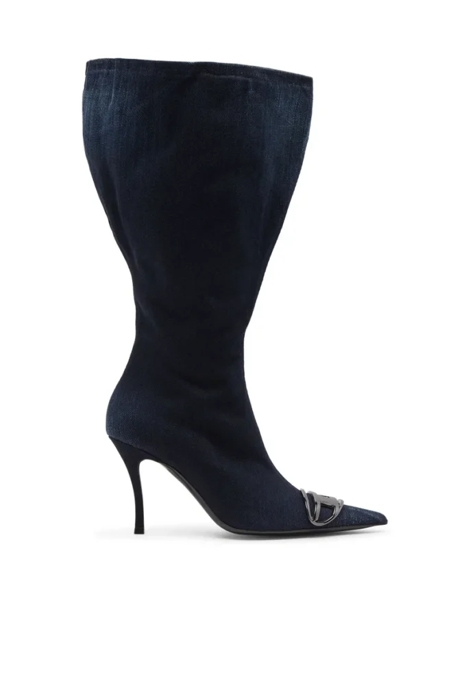 d-venus kb large D-Venus-Wide denim diz üstü bot