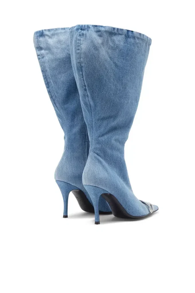 d-venus kb large D-Venus-Wide denim diz üstü bot