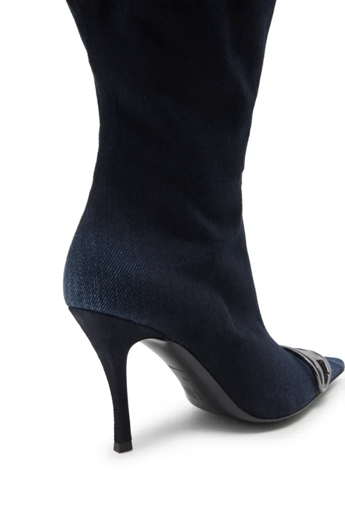 d-venus kb large D-Venus-Wide denim diz üstü bot