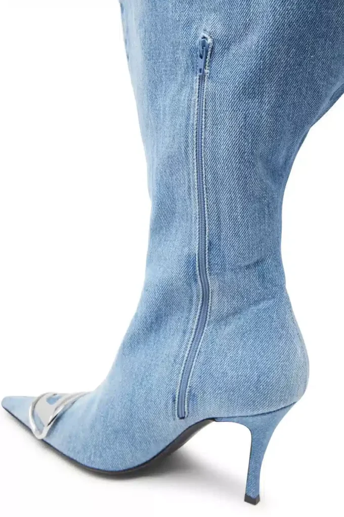 d-venus kb large D-Venus-Wide denim diz üstü bot