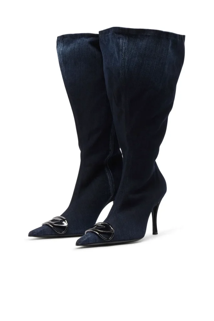 d-venus kb large D-Venus-Wide denim diz üstü bot