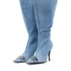 d-venus kb large D-Venus-Wide denim diz üstü bot