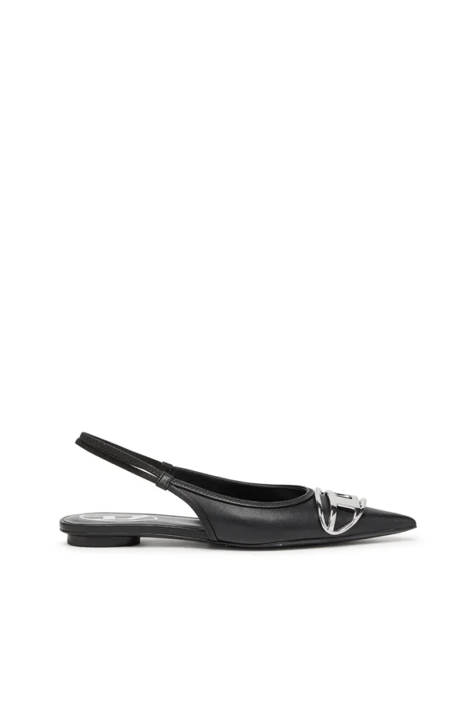 d-venus sb bal D-Venus-Slingback düz ayakkabılar, nappa deri