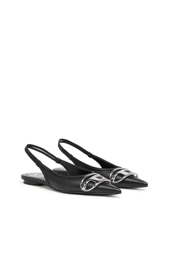 d-venus sb bal D-Venus-Slingback düz ayakkabılar, nappa deri
