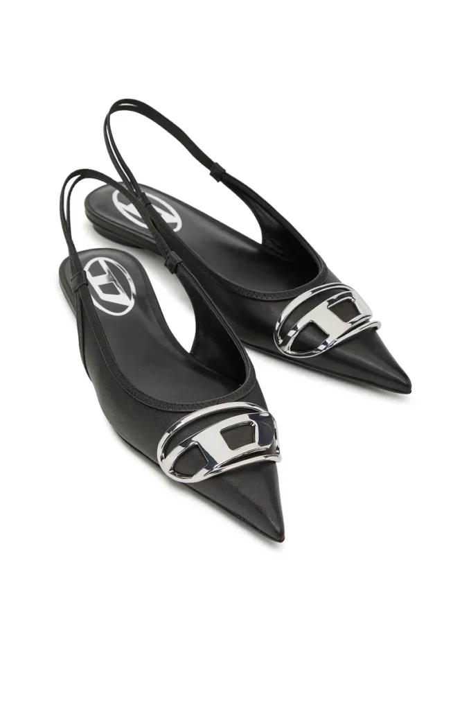 d-venus sb bal D-Venus-Slingback düz ayakkabılar, nappa deri