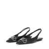 d-venus sb bal D-Venus-Slingback düz ayakkabılar, nappa deri