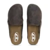 d-woodstock slip-on D-Woodstock-Clogs, çatlak efektli süet