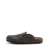 d-woodstock slip-on D-Woodstock-Clogs, çatlak efektli süet