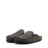 d-woodstock slip-on D-Woodstock-Clogs, çatlak efektli süet