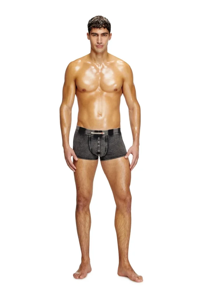 damien-dnm Denim efektli boxer şort