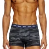 damien-utlt-3pack 3’lü boxer şort seti düz ve kamuflaj desenli
