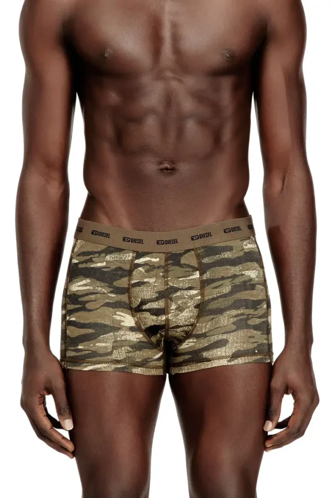 damien-utlt-3pack 3’lü boxer şort seti düz ve kamuflaj desenli